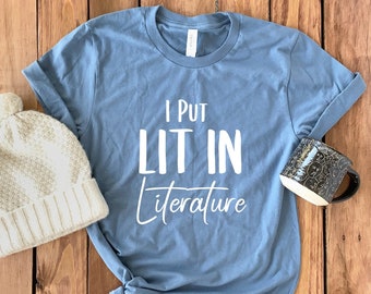 English Teacher Shirt • Literature Shirt • English Shirt • English Teacher Gift • Teacher Gifts • Teacher Tee • English Teacher • Unisex Tee