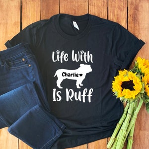Personalized Bulldog Shirt • Custom Bulldog Shirt • Bulldog Gift • Bulldog Mom Shirt • Bulldog T-Shirt • Bulldog Shirt • Bulldog Mama