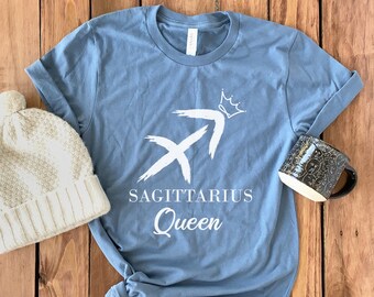 Sagittarius Shirt • Sagittarius Queen • Zodiac Shirt • Gift For Sagittarius • Sagittarius Astrology • Sagittarius Zodiac Shirt • Unisex Tee