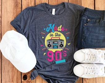 90's Shirt • 90's T-shirt • 90's Tee • 90s Party Shirt • 90s Baby Shirt • 90's Birthday Shirt • Nineties Shirt • 90s Girl Shirt • Unisex Tee