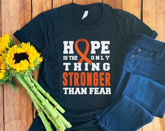 Leukemia Awareness Shirt • Leukemia Shirt • Orange Ribbon Shirt • Leukemia T-Shirt • Cancer Awareness Shirt • Leukemia Cancer Awareness