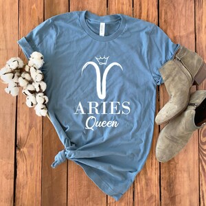 Aries Shirt • Aries Queen • Zodiac Sign Shirt • Aries Queen Tee • Gift For Aries • Aries Astrology T-Shirt • Aries Zodiac • Unisex Tee