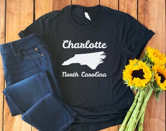 Personalized North Carolina Shirt • Custom North Carolina Shirt • North Carolina Lover Shirt • North Carolina State Tee Shirt • Unisex Tee
