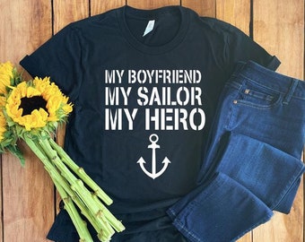 Navy Girlfriend Shirt • Navy Girlfriend T-Shirt • US Navy Girlfriend • Proud Navy Girlfriend • Military Girlfriend Shirt • Navy • Unisex Tee