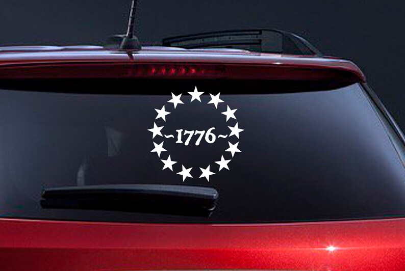 1776 Circle of Stars Vinyl Decal Sticker - Etsy