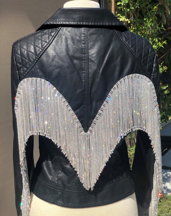 silver rhinestone jacket