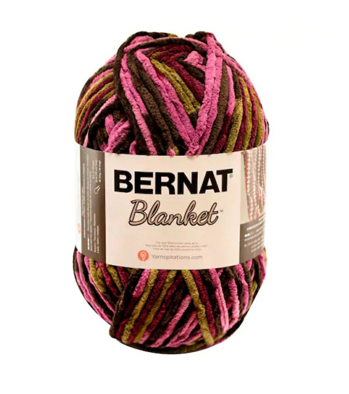 Bernat Blanket Yarn 220 yards Color Plum Chutney Bernat Etsy