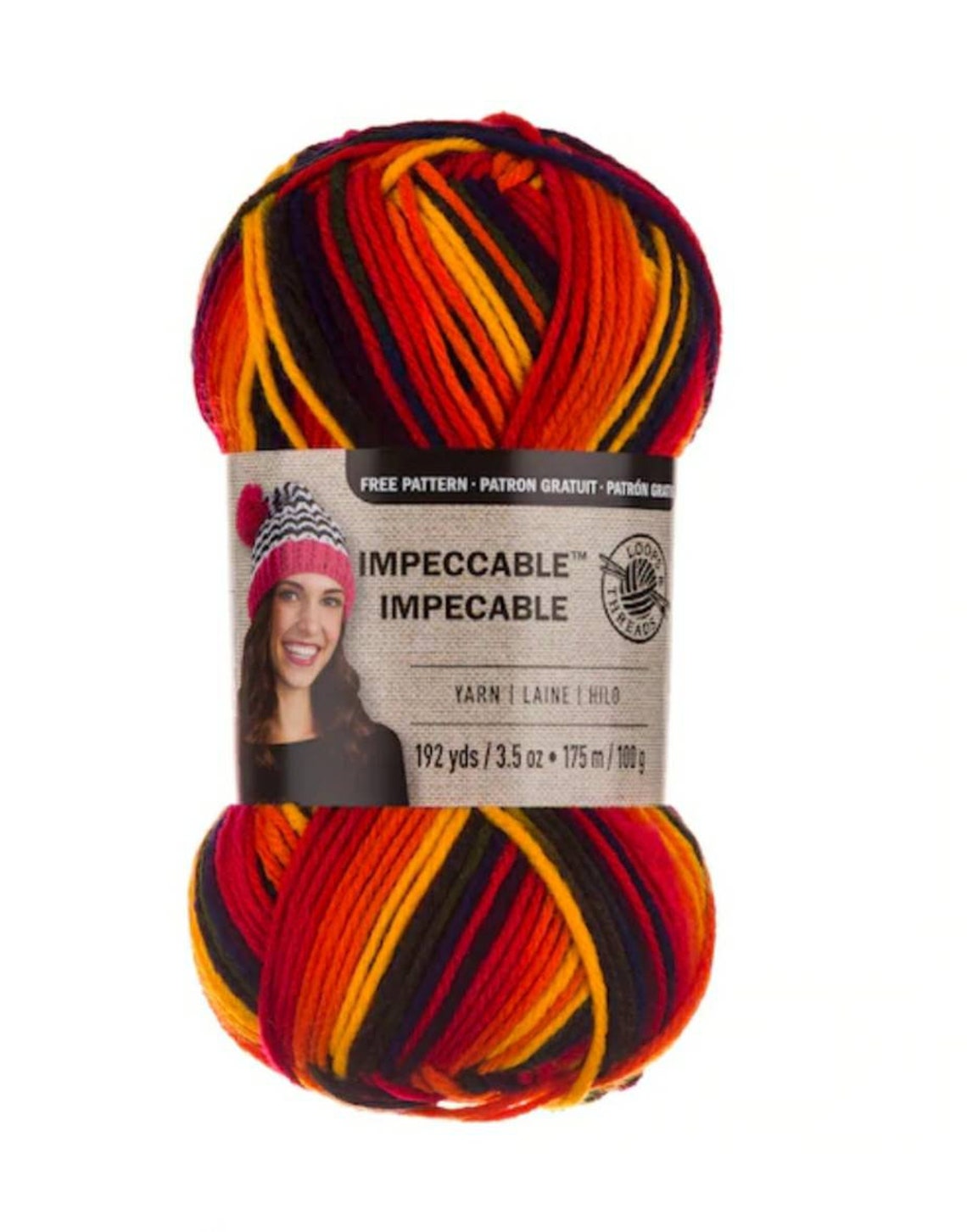 Impeccable Yarn Color Rainbow Bright Loops and Threads Etsy