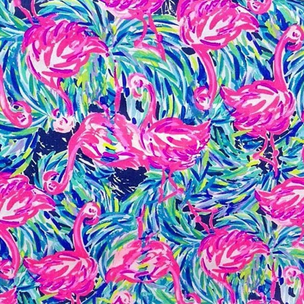 Lilly Pulitzer FLAMENCO BEACH | Cotton Dobby Fabric | 20.5"x18"