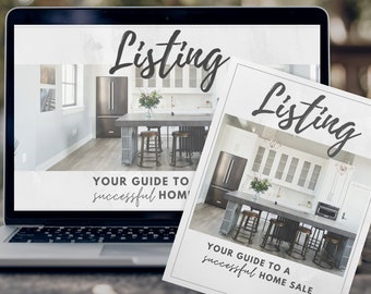 Präsentation für Makler, Realtor Guide, Canva Editable (PDF)