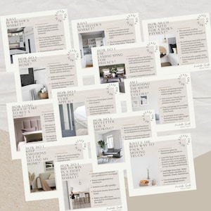 Facebook Posts Q&A, Social Media Makler, Realtor Marketing, Real Estate Marketing, Real digital, Realtor Template, Canva
