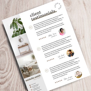 Real Estate Testimonials Flyer & Facebook Post, Bewertungen von Immobilienkunden, Immobilienmarketing, Maklervorlage, Maklerflyer, Canva