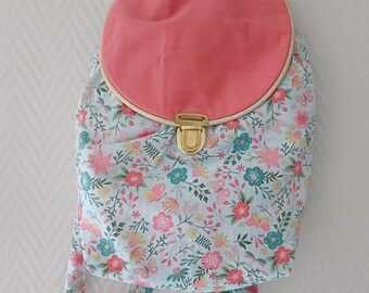 Children's backpack / Child schoolbag / Flower Power