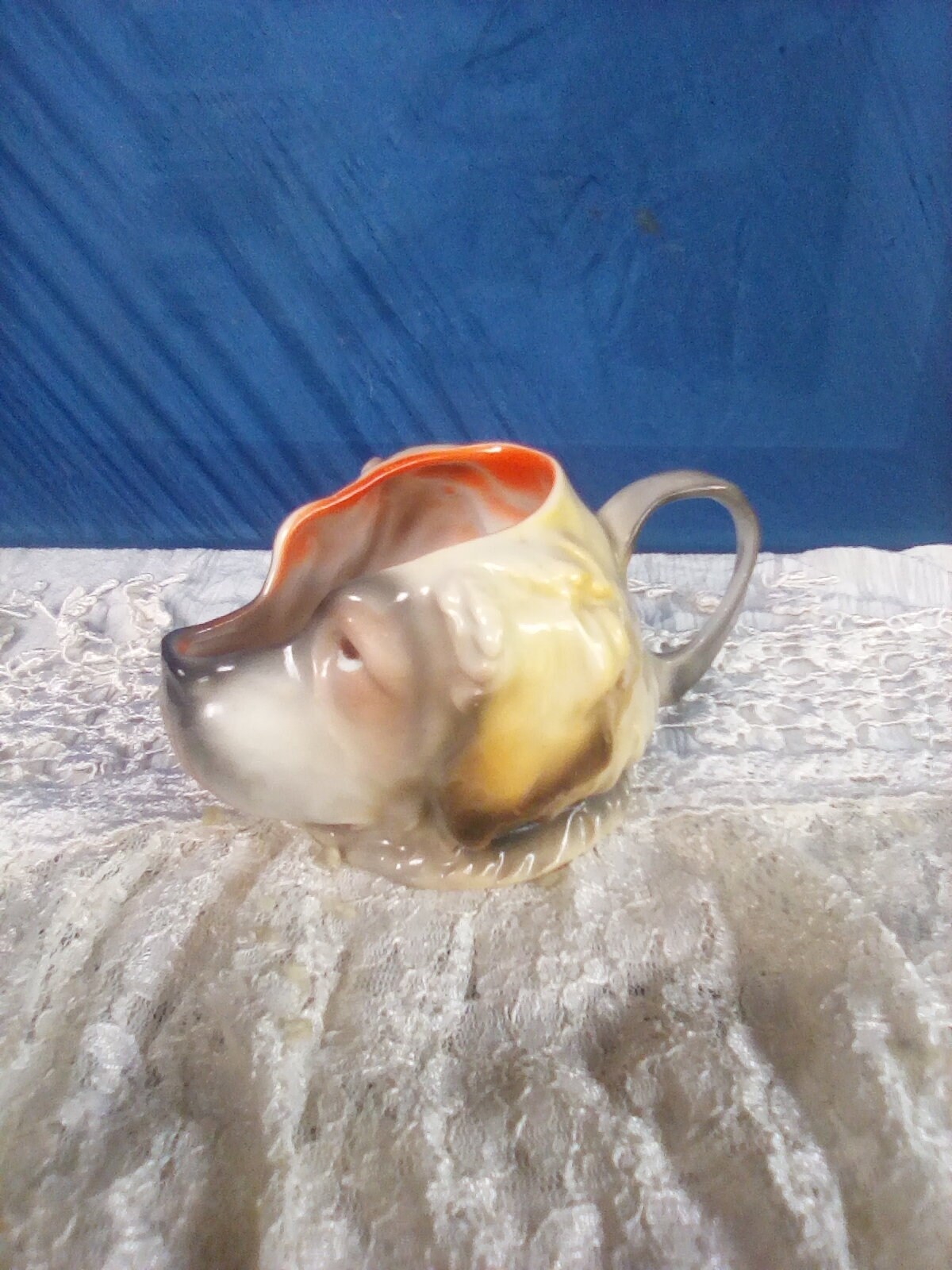 Antique Dog Creamer Pitcher Etsy UK