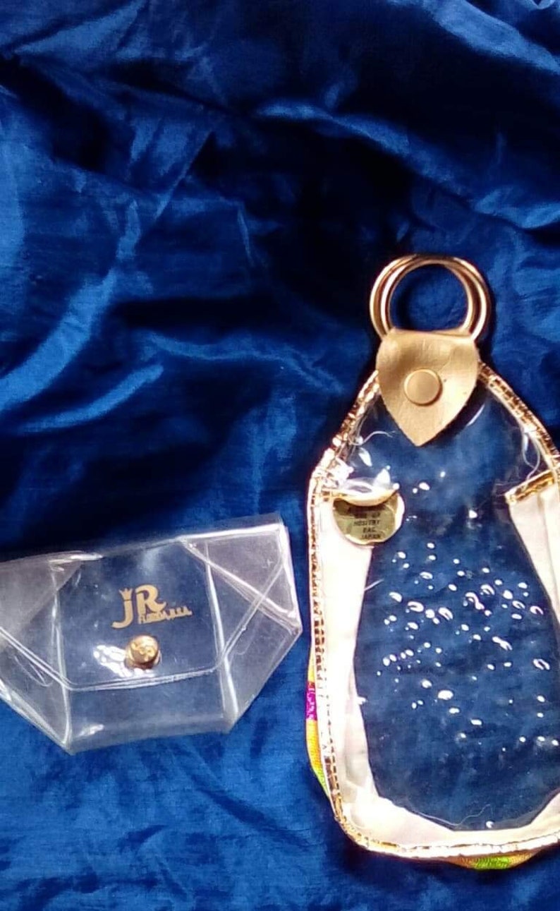 Vintage clear bags