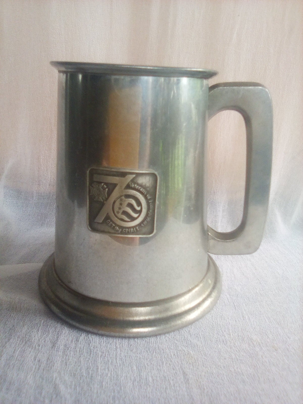 Vintage VFW Leonard English pewter mug Etsy.de
