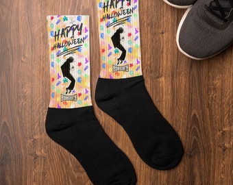 MJ Happy Halloween Socks