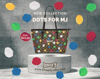 Dots for MJ Collection Eco-Leather Tote Bag
