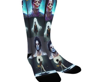 MJ 2 Thriller 40 Collection Christmas Unisex Socks