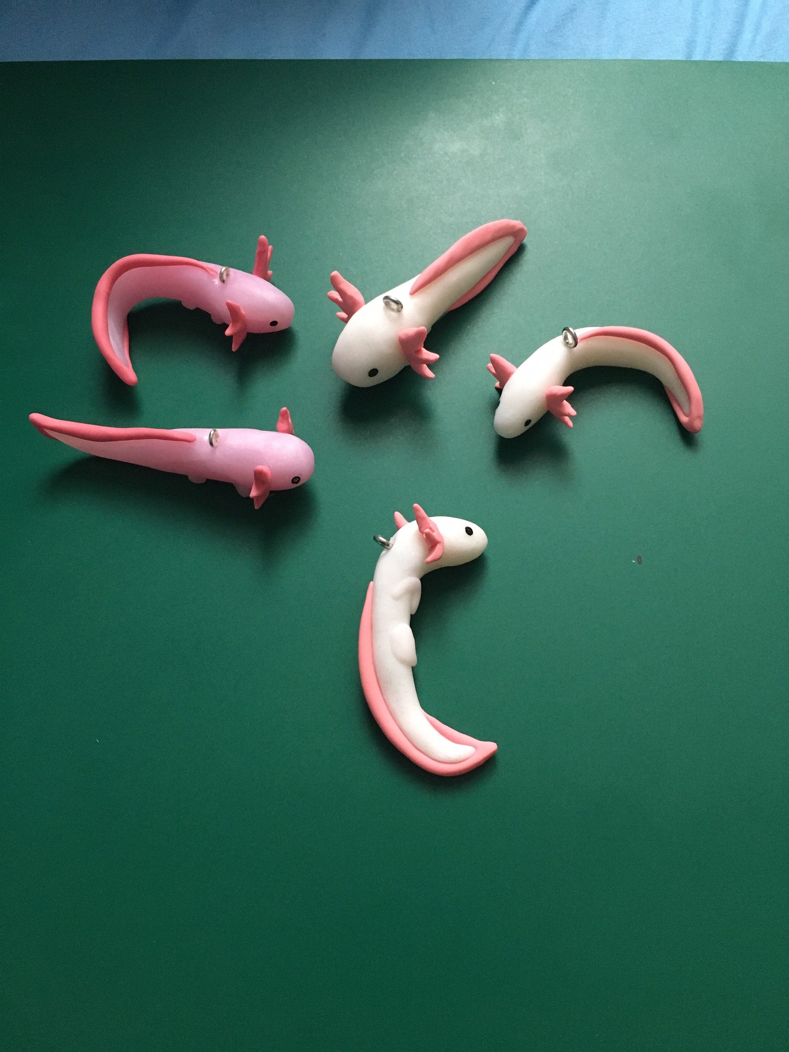 Axolotl Figure Ornament Set Etsy