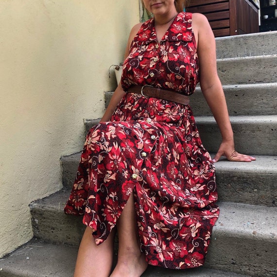 1960s / 1950s Vintage Tiki Dress