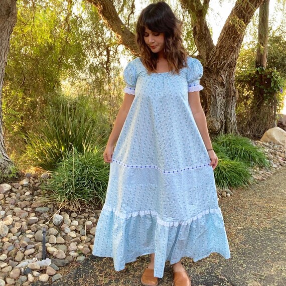 Vintage 1960s Tiki Hawaiian Resort Wear Dress Muum