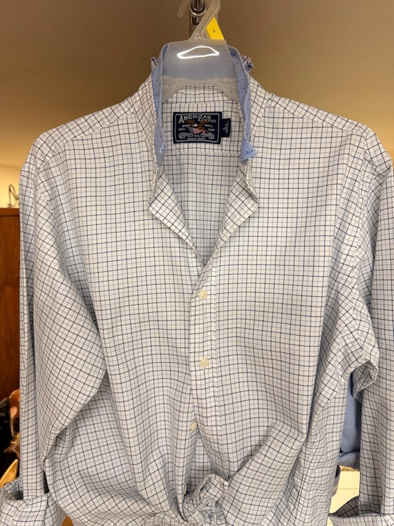 Restyled Collar Repurposed Button Down Shirt Ralph Lauren American Living long sleeve
