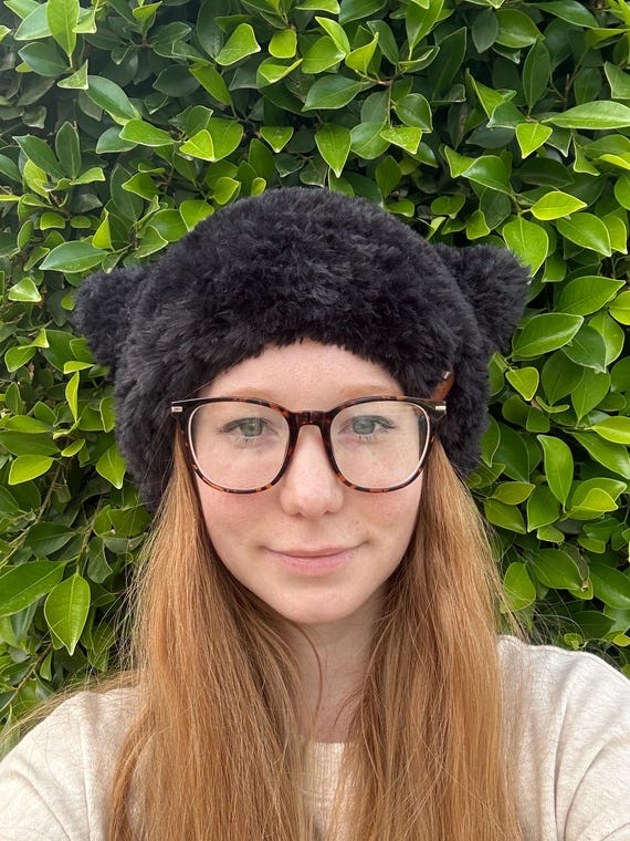 Faux Fur Cat Ear Beanie: Kawaii Fleece Hat