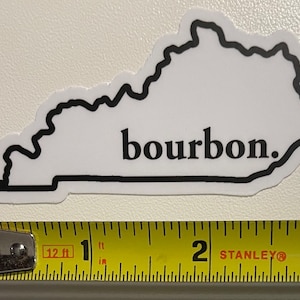 Kentucky bourbon sticker