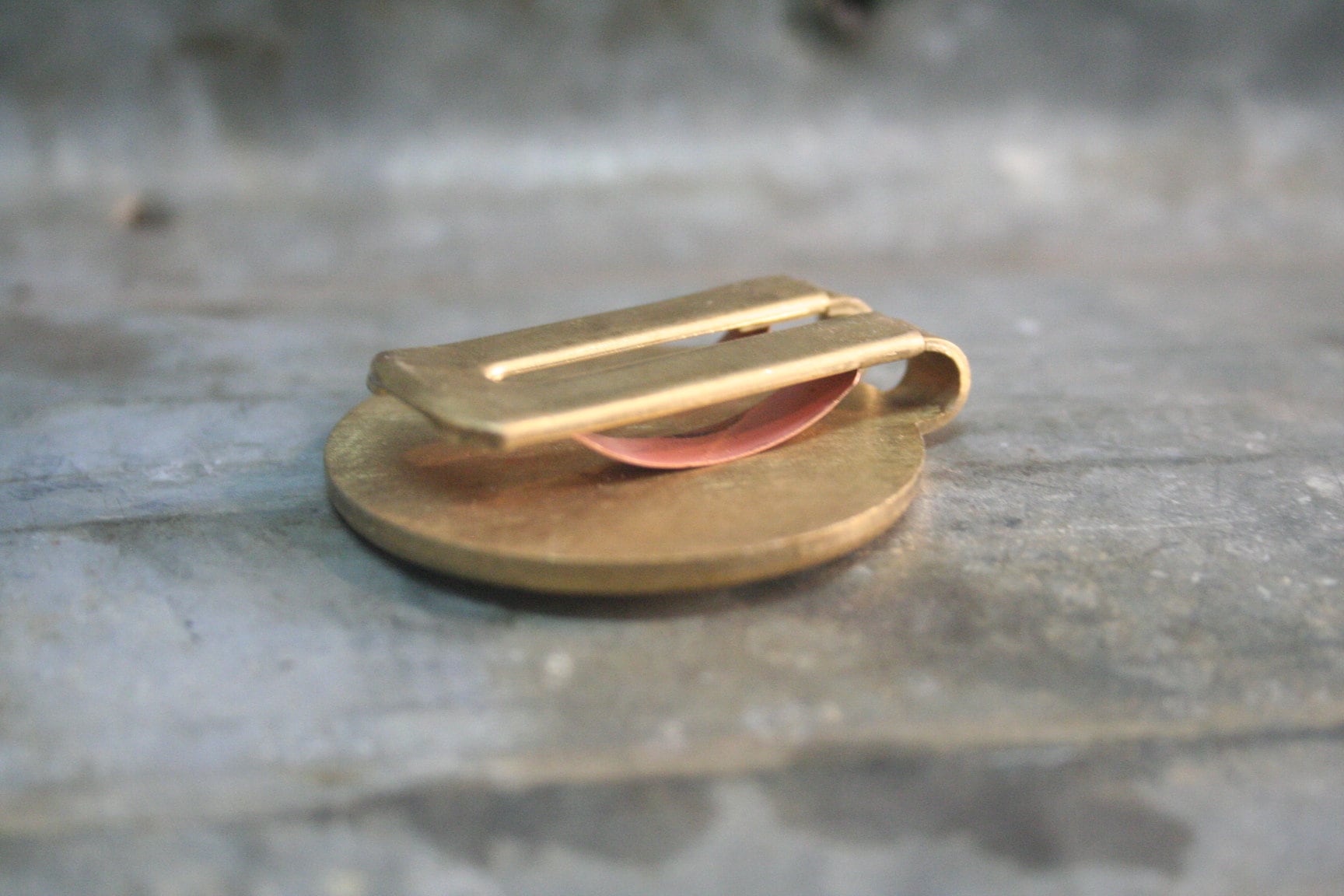 Brass money clip Etsy