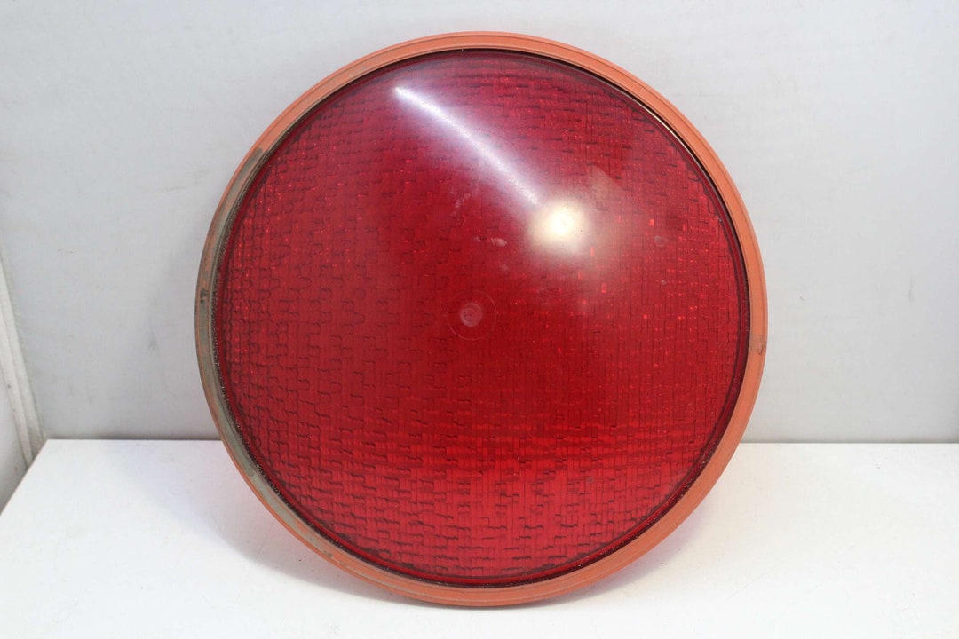 Lexalite Acrylic Red Traffic Light Lens Recycled Material for Art and
