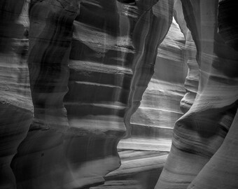 The opening of Upper Antelope Canyon in Page, Arizona in the desert area. One of the jewels of the western United States it is a must visit.