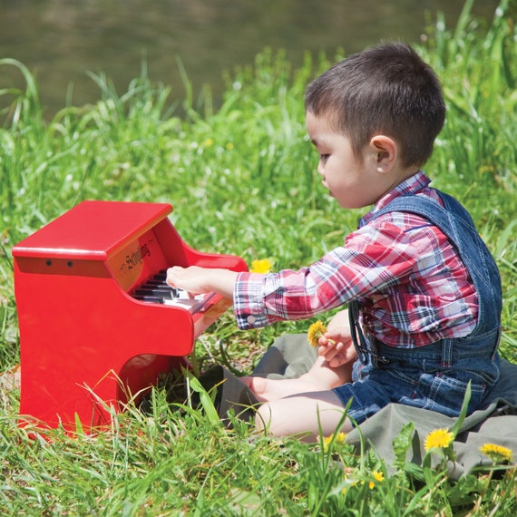 Mini Red Piano Etsy