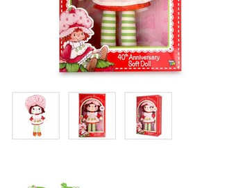 Poupée Charlotte aux fraises + Mascotte - Strawberry Shortcake DOLL
