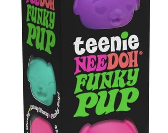 NeeDoh Teenie Funky Pup 3 pack