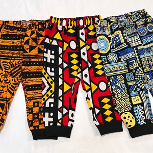African print pants for boys/girls, Africa kids outfit with pants, Ankara pants for boys girls