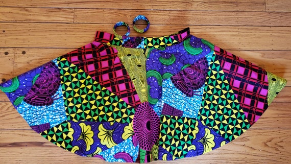 high low ankara skirt