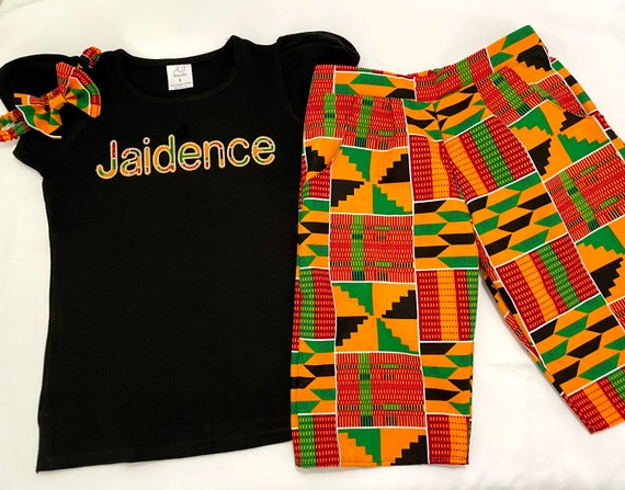 African Print Shorts Outfit for Girls Shorts in African Print Ankara and Tshirt Outfit Ankara Shorts and Shirt for Kids Etsy Canada