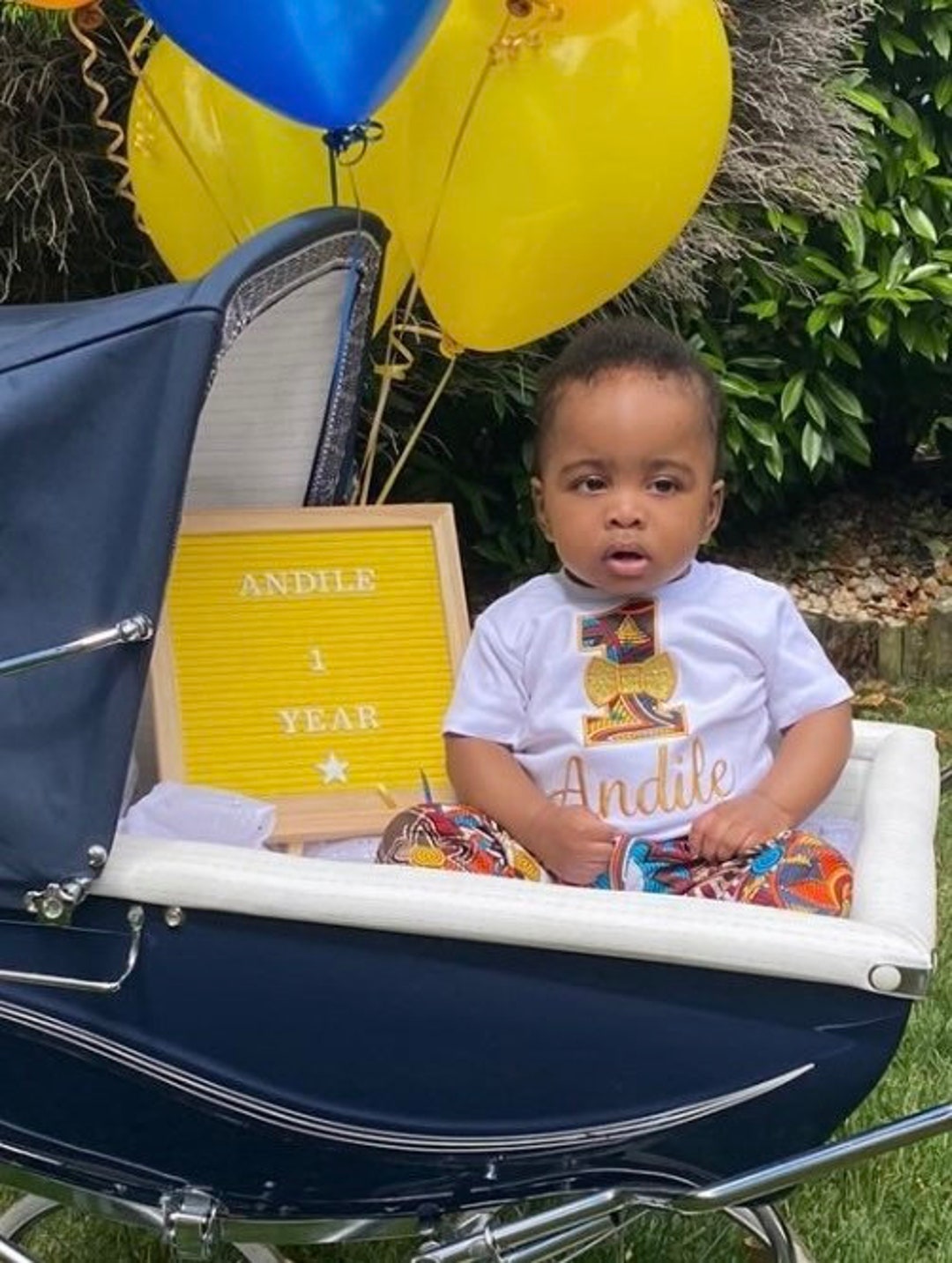 Boys Birthday Outfit in African Print Ankara Fabric Etsy