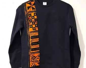 Sweatshirt with African print ankara fabric, Adult kids African sweatshirt, African print sweatshirt, Sweatshirt with African fabric