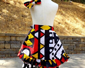 Petites Filles Ankara African Print Boho Maxi Robe Pink Etsy