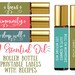 17 Essential Oil Roller Bottle Printable Recipe Stickers Essential Oil ...