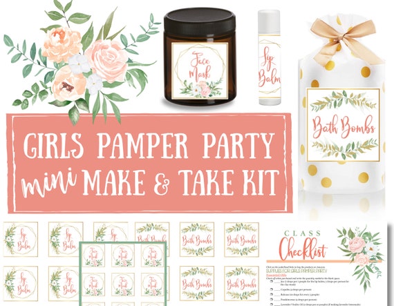 girls pamper kit