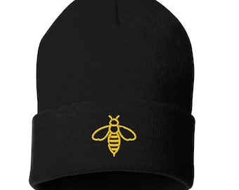 Honey Bee Knit Beanie - Free Shipping