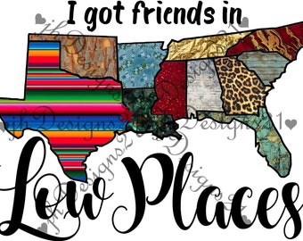 Download Friends Low Places Etsy