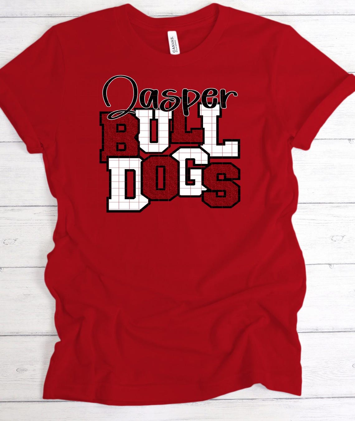 Jasper Bulldogs Letters PNG File, Digital Download - Etsy