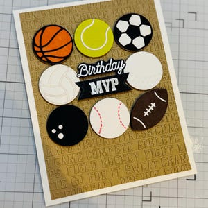Geburtstagskarte zum Thema Sport | Sport-Grußkarte | Geburtstagskarte für Kinder und Sportbegeisterte | Sport-Geburtstag, Vatertagskarte