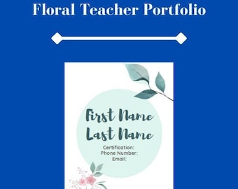 Floral Teacher Portfolio