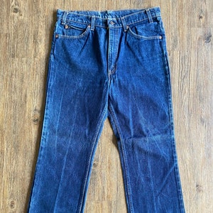 Vintage 517 Levi&#39;s Zipper Fly Bootcut Denim Jeans