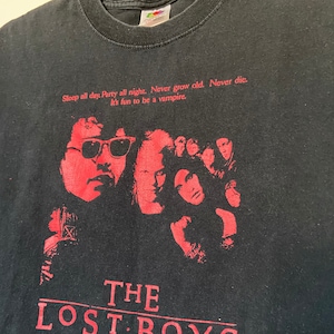 Vintage The Lost Boys &quot;Sleep All Day. Party All Night...&quot; Movie T-Shirt